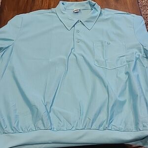 Vintage Haband 70's Ribbed Waistband Polo See Through Pocket MENS SIZE 1x